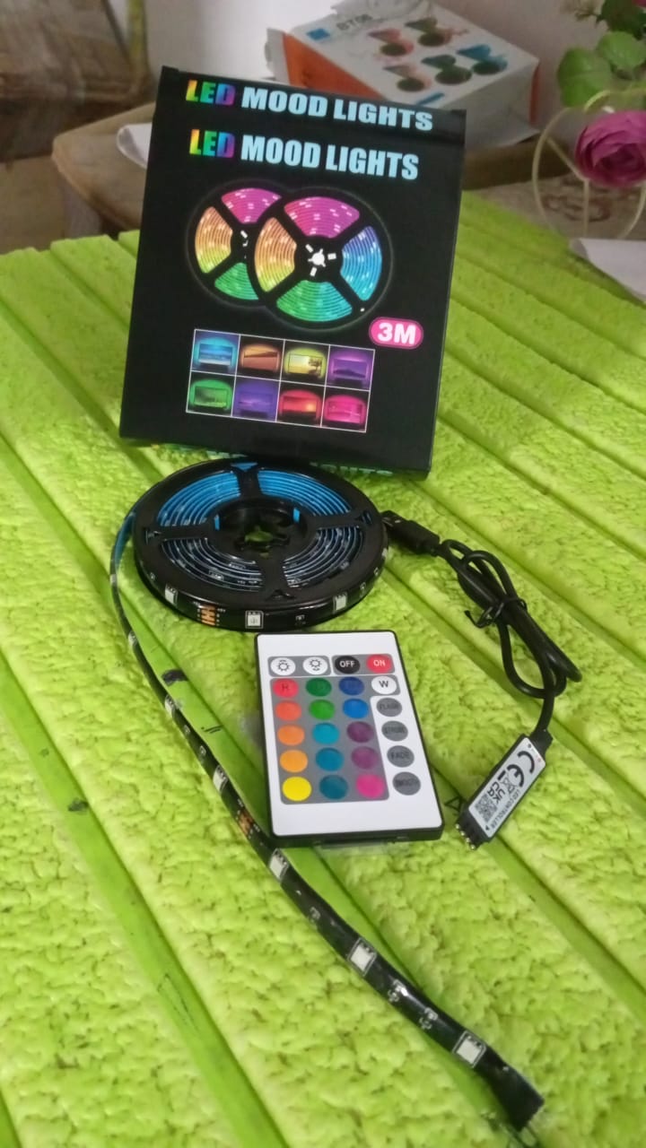 3M RGB LED Strip Lights, LED Mood Lights (1 Set) Your Brand