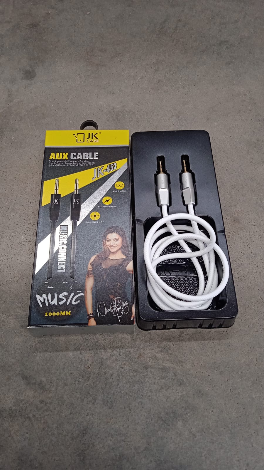 Aux Cable for Mobile and Tablet Home / Car Stereos & More (1 Pc / 1000MM) Your Brand