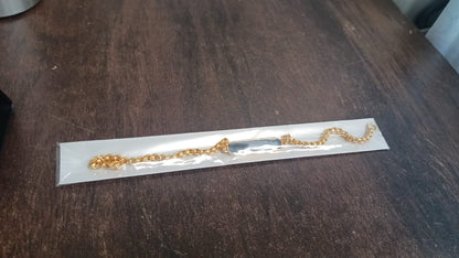 Golden Bracelet, Gift Bracelet (1 Pc) Your Brand