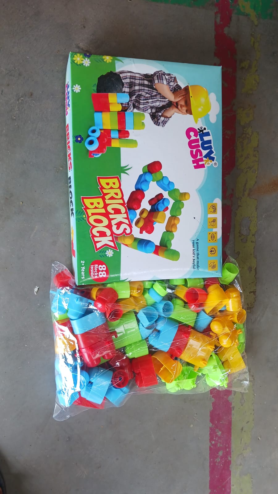 Bricks Blocks Building toy  (88 Pcs Building Blocks) Your Brand