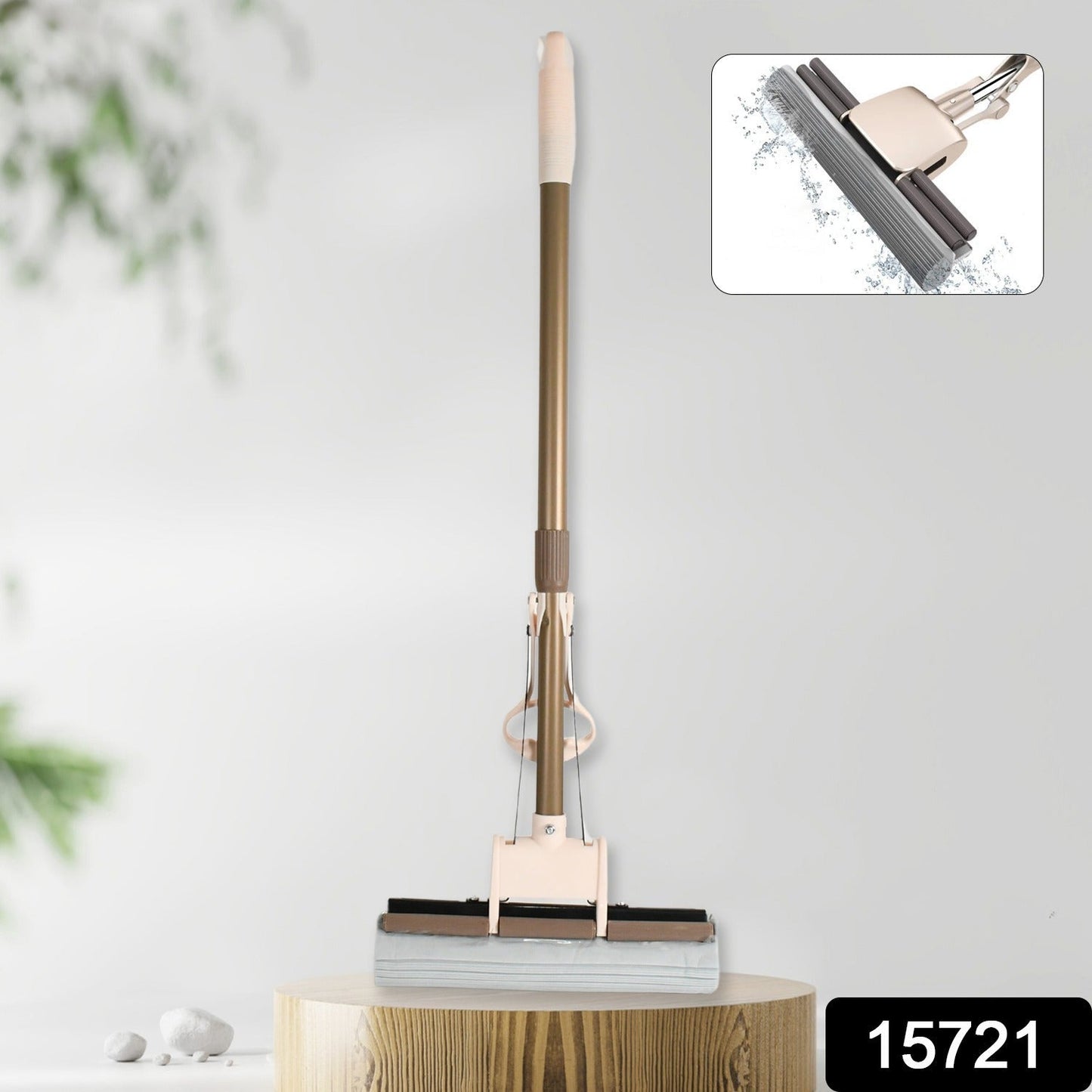 Sponge Mop Super absorbent Sponge-head-self-cleaning miracle-mop Your Brand