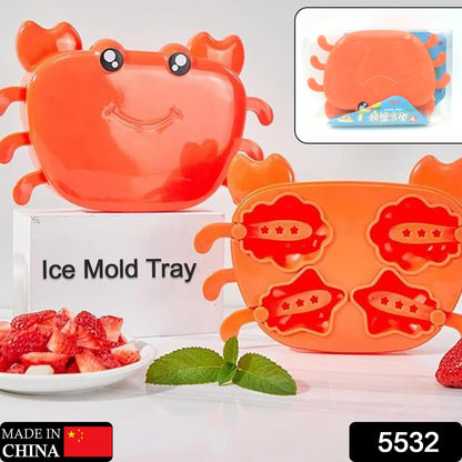 Crab Ice Mold Household Ice Cream Mold Popsicle Mold Silicone Ice Cream Popsicle Children's Ice Box Popsicle Box (1 Pc) Your Brand
