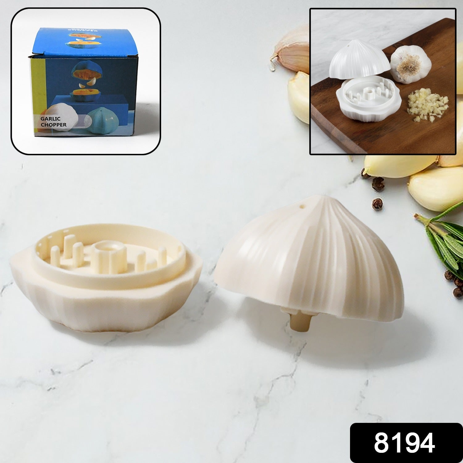 Garlic Press Sharpener Device Household Portable Manual Chili Ginger Garlic Masher Crusher Garlic Press, Garlic Crusher, Garlic Chopper, Garlic Grinder Your Brand
