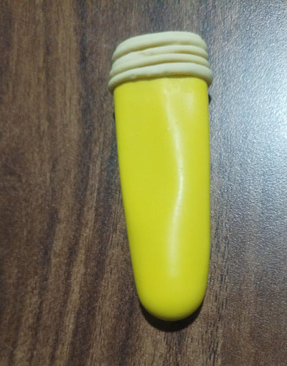 Finger Caps, Silicone Finger Protectors Sleeves (Finger Cots / 5 Pcs Set / yellow) Your Brand