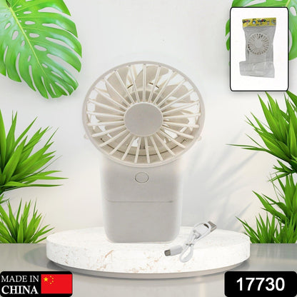 Portable Small Electric Fan, Handheld Fan With 3 Modes USB Rechargeable Mini Student Handheld Class Personal Fan (1 Pc) Your Brand