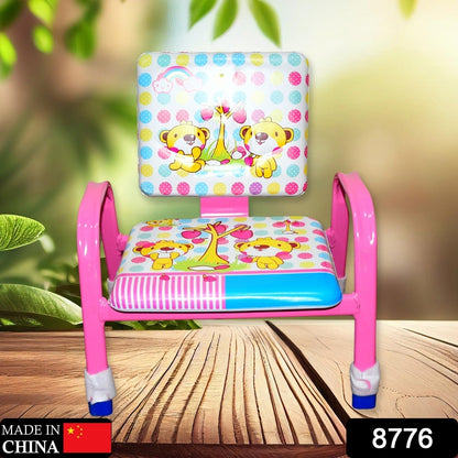 Cartoon Baby Chair Strong Steel Cushion & Comfortable Baby Chair High Quality Chair (1 Pc) Your Brand
