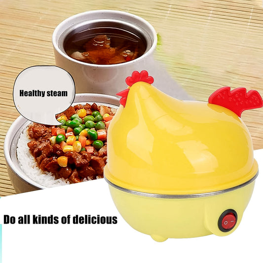 Electric Egg Boiler Chicken Shaped Egg Kettle  Cooker (1 Pc) Wukusy