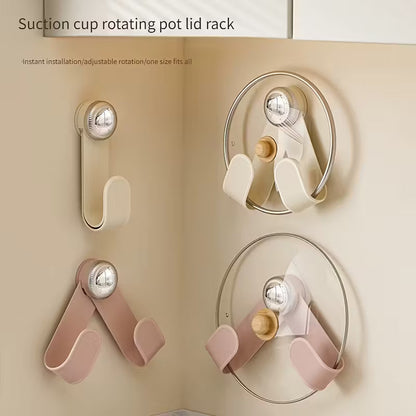 Multi-Purpose Suction Hook & Pot Lid Holder