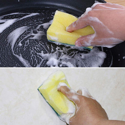 2-in-1 Multi-Purpose Scrub Sponge – Wear Resistant Dish & Furniture Cleaner (1 Pc)