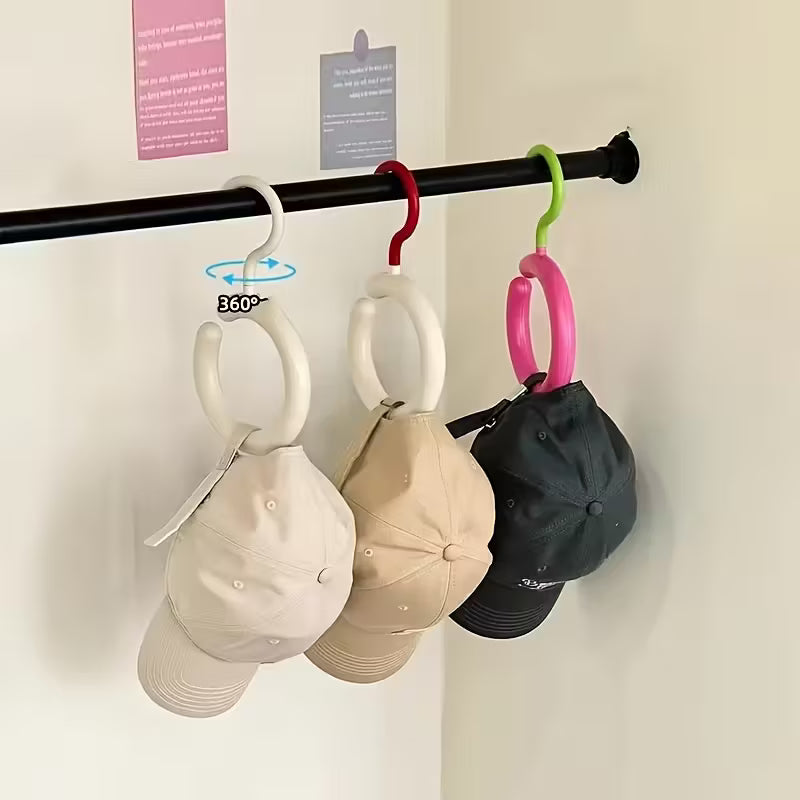 Multi-Purpose Round Hook Hanger for Wardrobe (Random Colors)