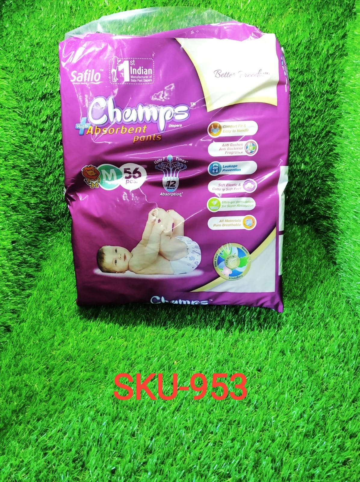 Premium Champs High Absorbent Pant Style Diaper Small, Medium and Large Size Diaper Your Brand
