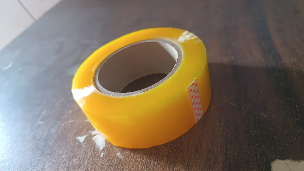 Packaging Tape 50 Meter Heavy Duty Tape for Packaging, 45mmx50m Approx (Pack of 1 Pcs) Your Brand