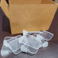 Plastic Storage Baskets – Space Allocator, Refrigerator Organizer Bins (10 Pcs Set)