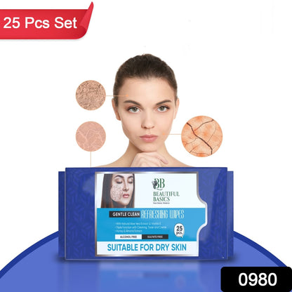 Refreshing Wet Wipes for Face | Facial Cleansing | Refreshing & Skin Hydration| Soothing for skin | pH Balance & Alcohol Free | Nourishing with Fruit extract | 25 Wipes Your Brand
