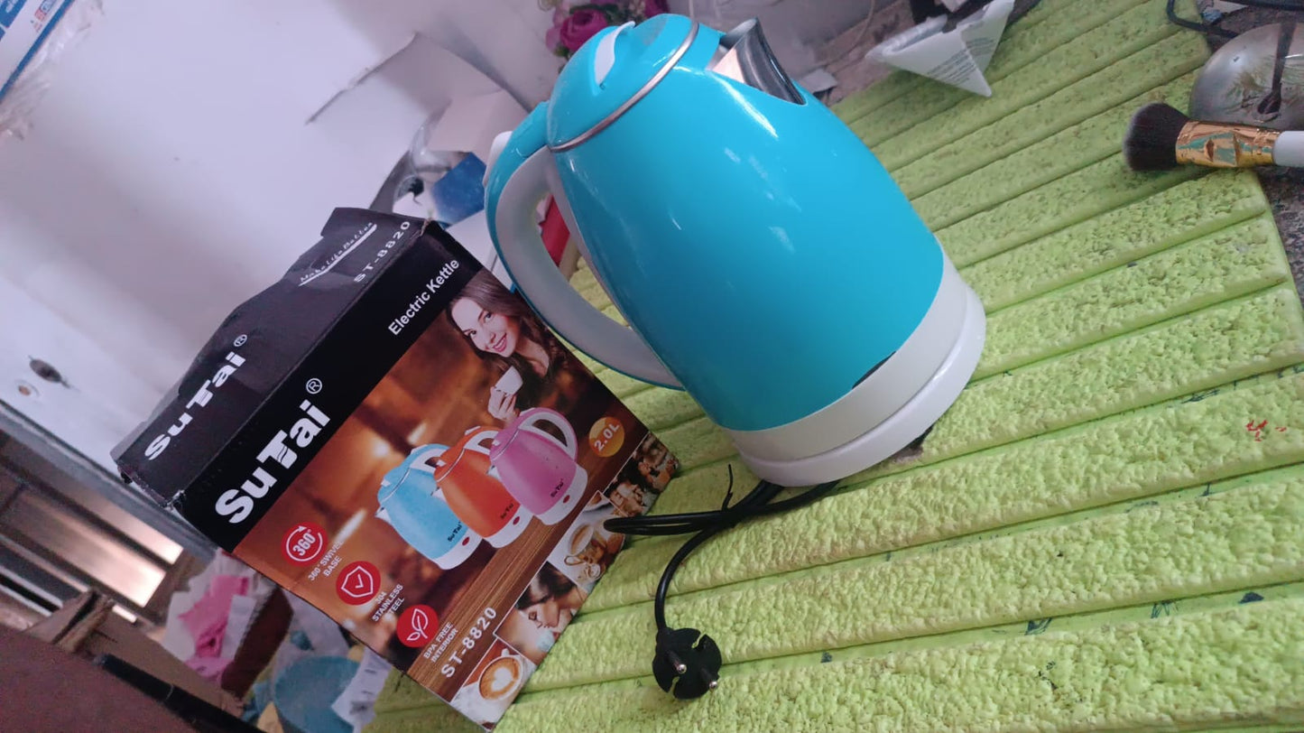Electric Kettle Boil Dry Protection & Auto-Shut Off (1500-2000W / 2 Ltr.) Your Brand