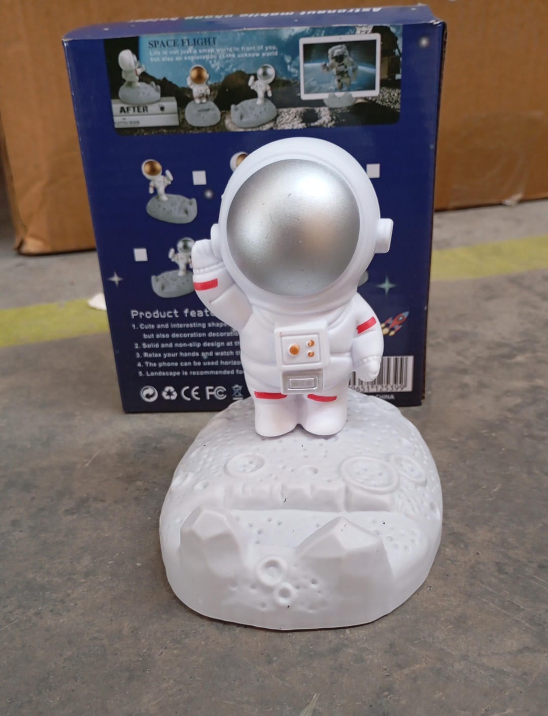 Mobile Holder Astronaut Phone Stand Planet Creative Fun 3D Design (1 Pc / Mix Design) Your Brand