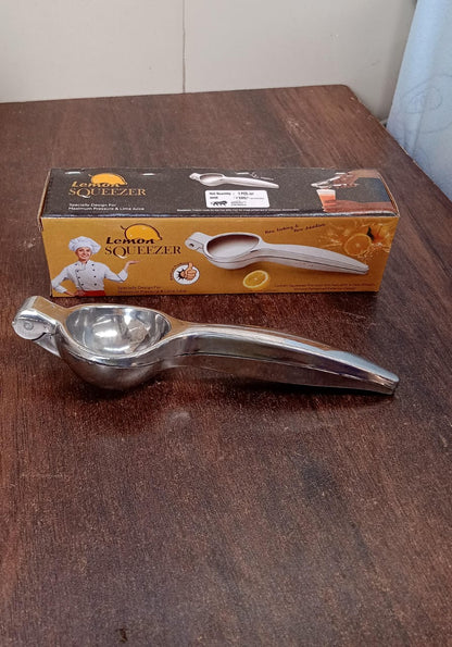 Premium Lemon Squeezer, Large Heavy Duty Handheld Juicer for Lemon, Stainless Steel Hand Press Citrus Juicer (1 Pc) Your Brand