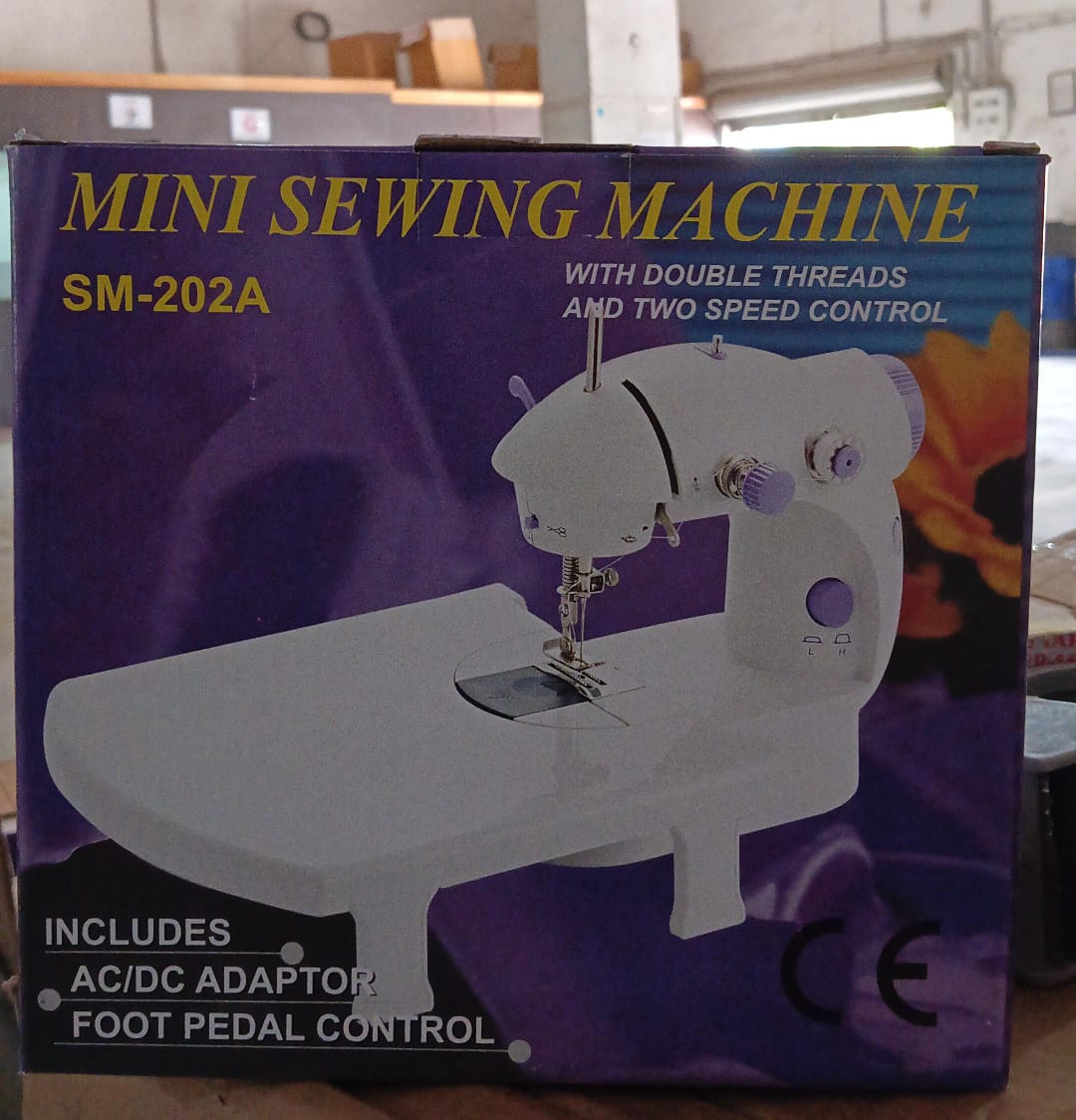 Home Tailoring Sewing Machine With Extension Table Set, Foot Pedal, Adapter Mini Electric Silai Machine, Portable Stitching Machine/Tailoring Machine Your Brand