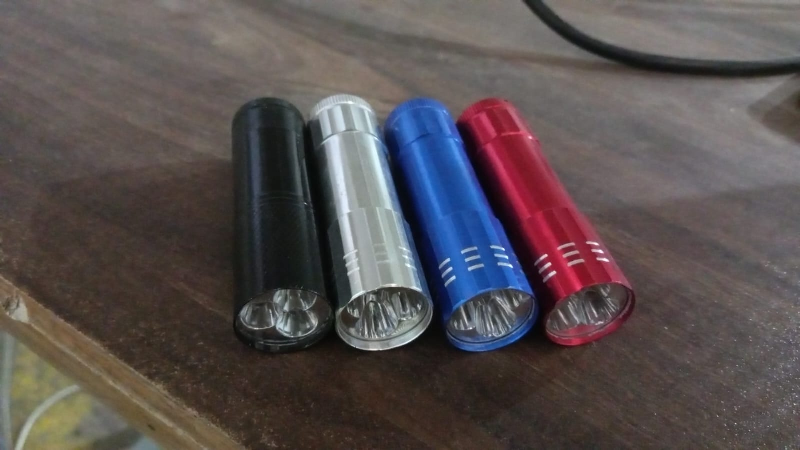 Portable Mini Torch, Super-Bright Mini 3 LED Bulb Pocket Torches - Torch Flashlight for Camping, Hiking, DIY, Travelling, Outdoors and More 3 Battery operated (Battery not included / 1 pc / Mix Color ) Your Brand