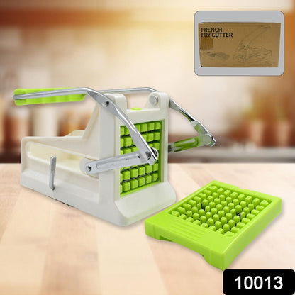 French Fry Cutter, Great with Vegetables, Potato Fries Cutter Professional Vegetable Cutter Stainless Steel Cutter Potato, Onions, Carrots, Cucumbers, Fruits Potato Cutter (1 pc) Your Brand