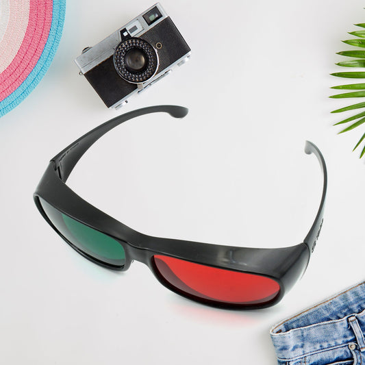 8774 Uv Protected Round Sunglasses 3d Classic Sunglasses For Men  Women Lightweight Both Outdoor And Indoor Use (1 Pc ) Wukusy
