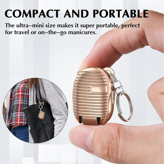 Keychain Nail Clipper  Small Nail Clippers Multicolor (1 Pc) Wukusy