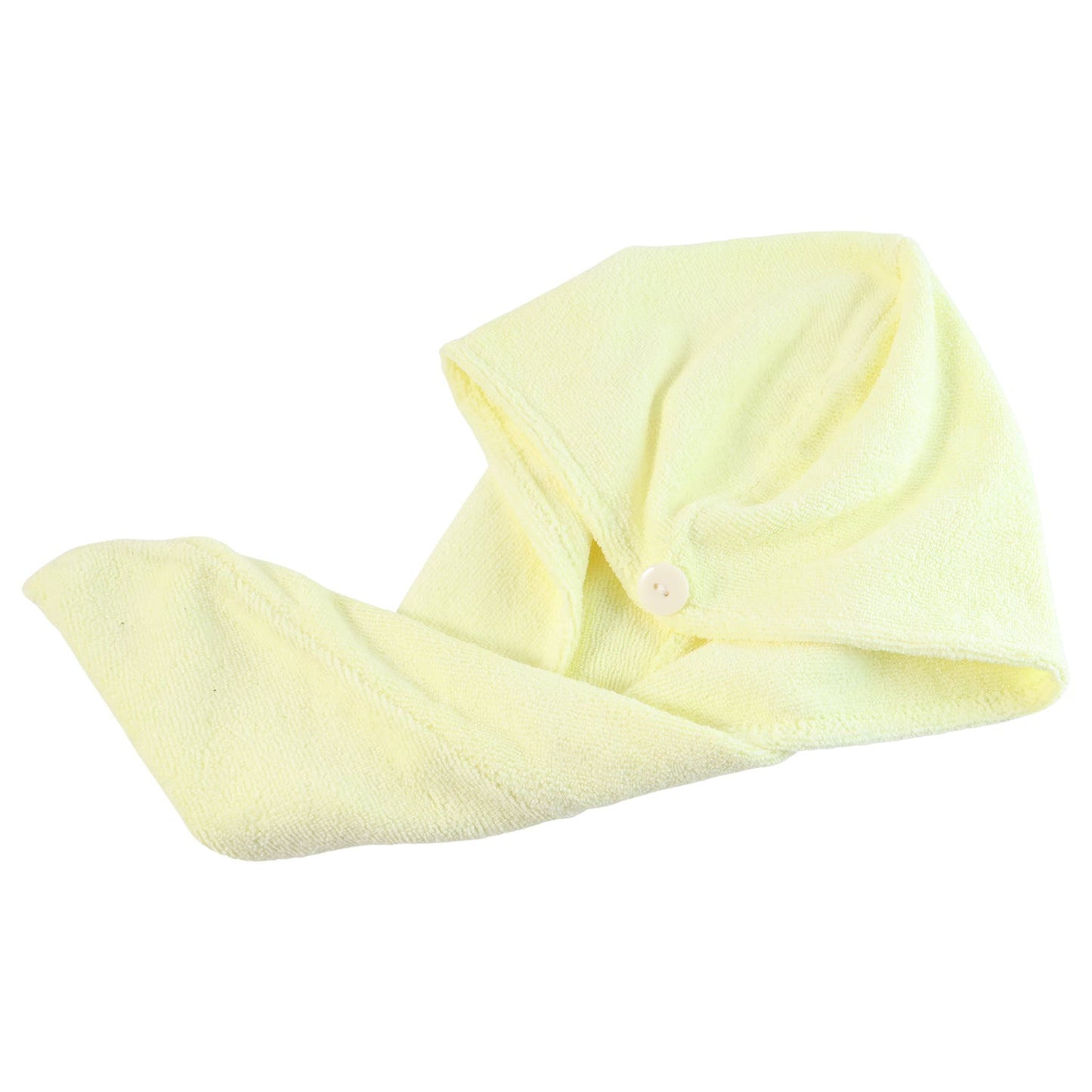 Quick Turban Hair-Drying Absorbent Microfiber Towel (1 Pc / Mix Design)