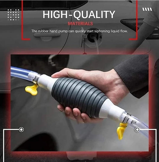 9085a Fuel Transfer Pump Kit High Flow Siphon Hand Oil Pump Portable Manual Car Fuel Pump For Petrol Diesel Oil Liquid Water Transfer Pump Wukusy
