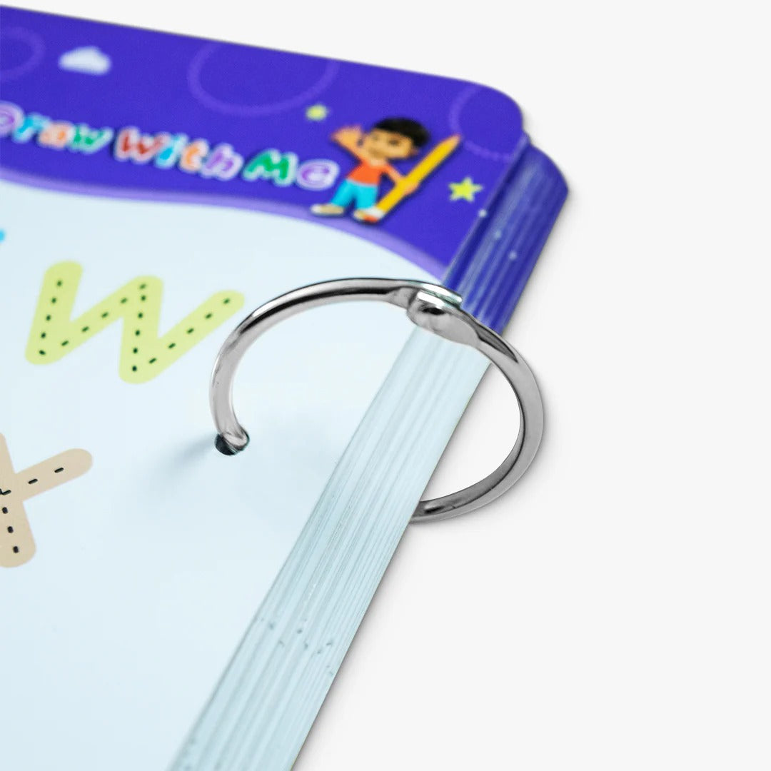 Reusable Tracing Book With 68 Pages + FREE Learning 2000+ pages PDF worksheet for kids📚 shopbyte