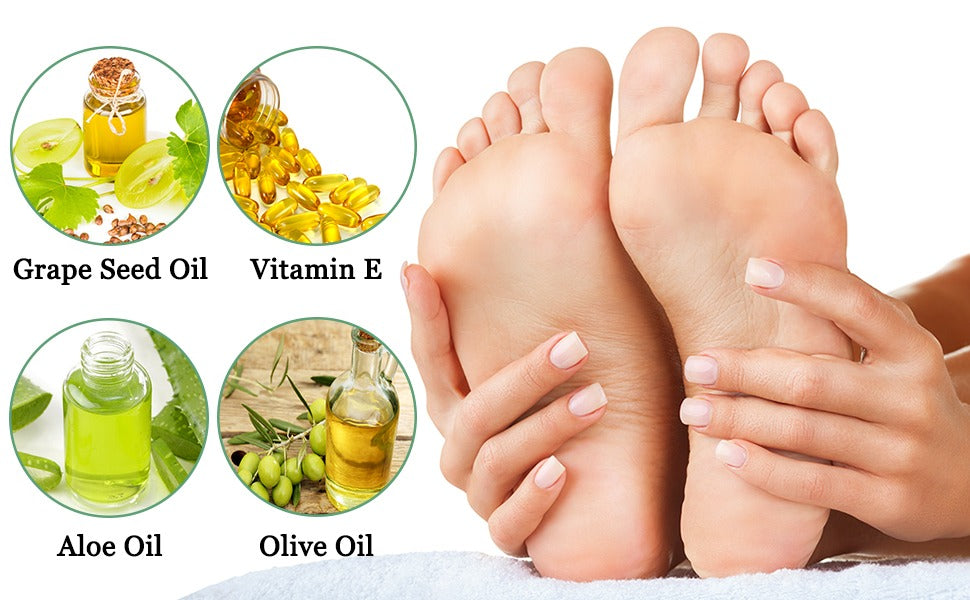 Moisturizing Silicone Soft Gel Heel Socks for Dry Cracked Feet shopbyte