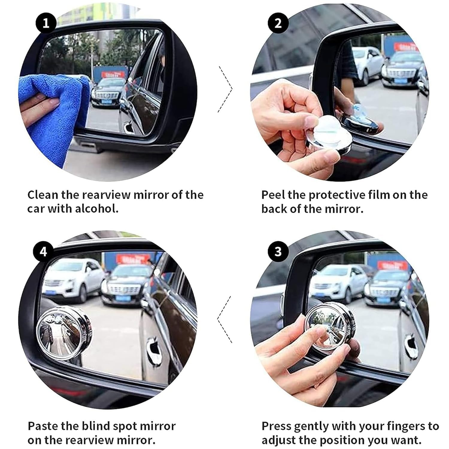 Blind spot round mirror shopbyte