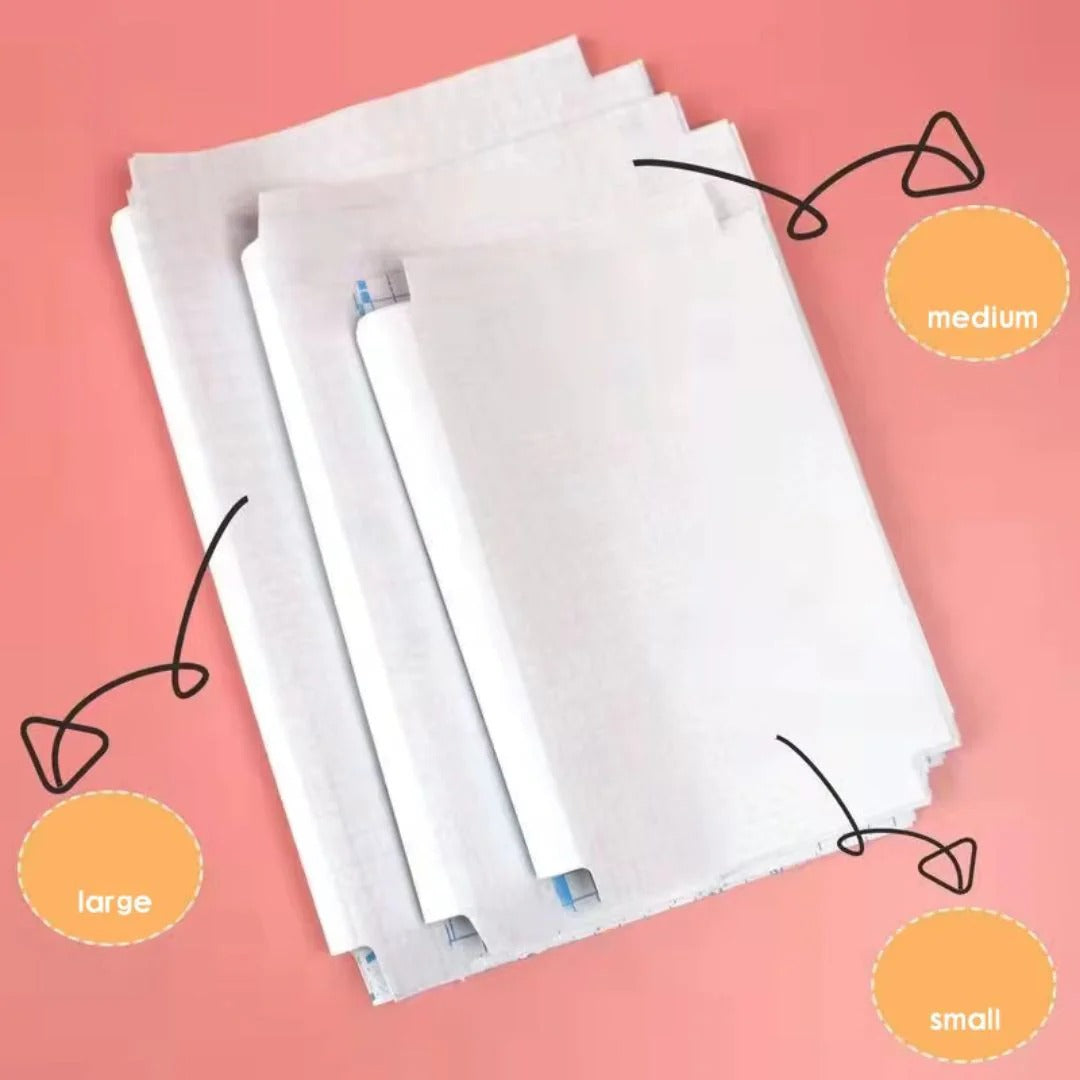 Self Adhesive Transparent Book cover (Pack of 30) shopbyte