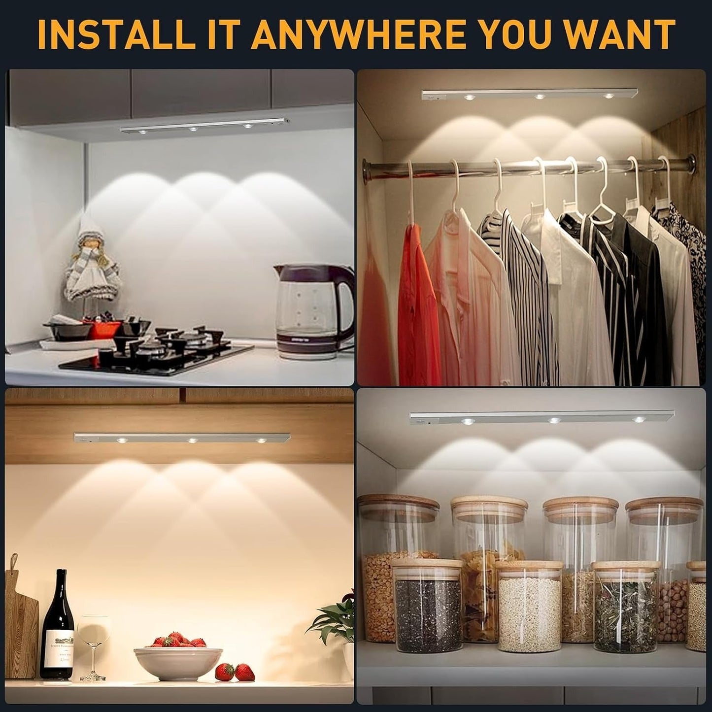 LED Motion Sensor Cabinet Light shopbyte