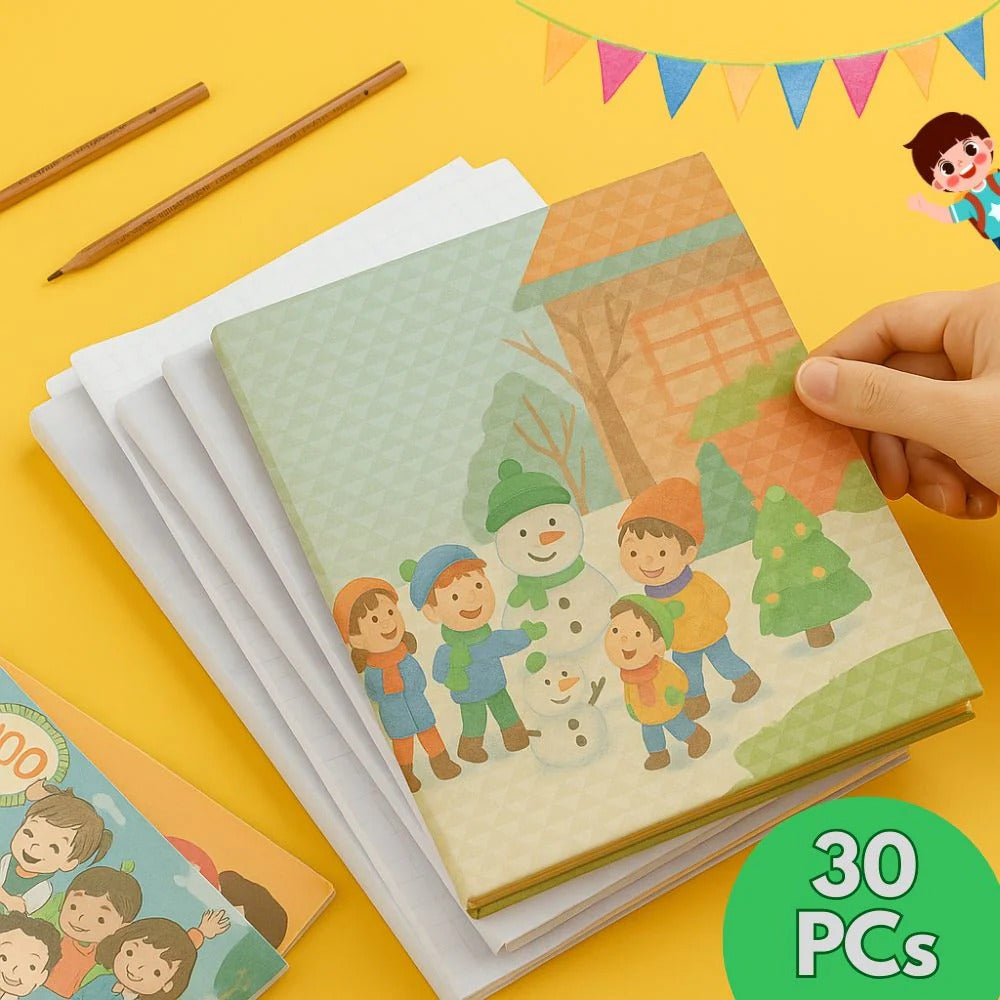 Self Adhesive Transparent Book cover (Pack of 30) shopbyte