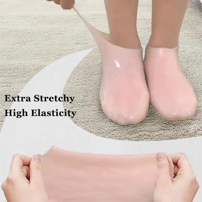 Moisturizing Silicone Soft Gel Heel Socks for Dry Cracked Feet shopbyte