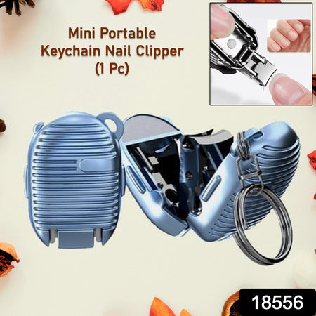 Keychain Nail Clipper  Small Nail Clippers Multicolor (1 Pc) Wukusy