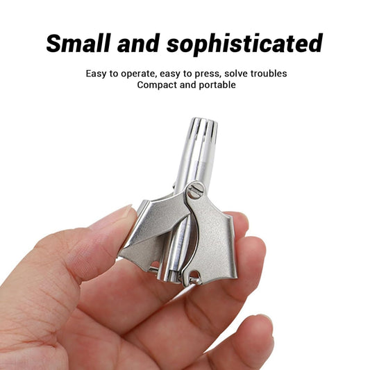 Stainless Steel Painless Nose Hair Remover (1 Pc) Wukusy