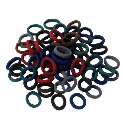Small Hairbands Bands Hair Rubber Bands (Pack of 100 / Multicolour)