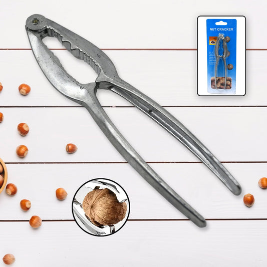 9357 Small Walnut Cracker Luxury Die Cast Stainless Alloy Nut Cutter Walnut Clamp Plier Portable Smart Walnut Akhrot Household Open Core Pliers For All Nuts Wukusy