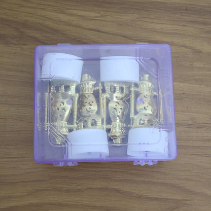 Mini Lantern-Style Flameless LED Tealights - (4 Pc)