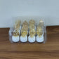 Decorative Golden Leaf Shaped Flameless LED Candles (12 Pc)
