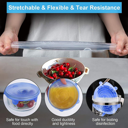 Multipurpose Silicone Lid - Reusable & Microwave Safe