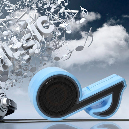 Mini Portable Music Note Shape Speaker Subwoofer Colorful Musical Note LED Lighting Sound For Creatives Gift Computer Phone Sound Equipment Bluetooth speaker (Media Player) Your Brand
