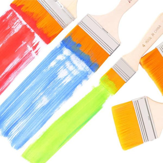 4663 Artistic Flat Painting Brush - Set Of 12 Wukusy