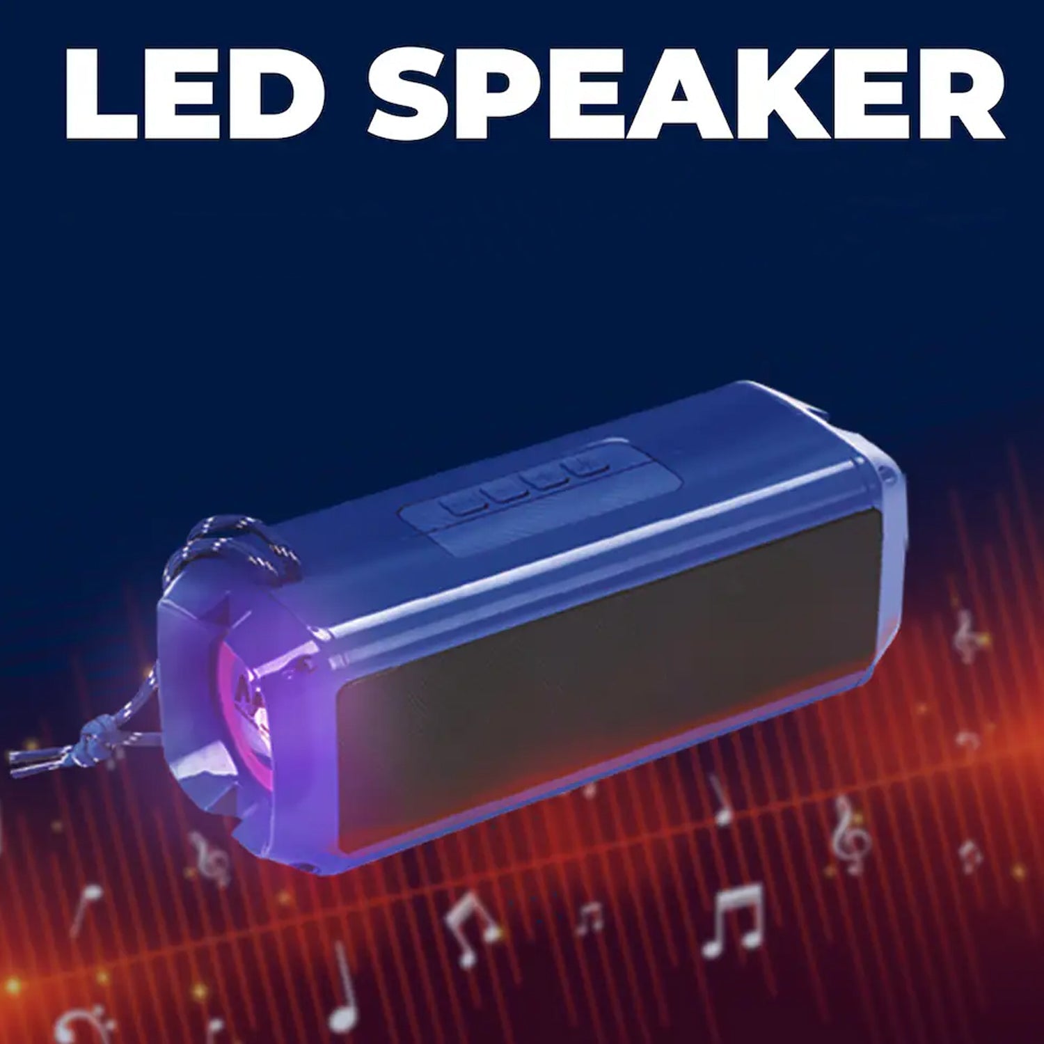 Portable Wireless Rechargeable Speaker Bluetooth Speaker (1 Pc) Wukusy