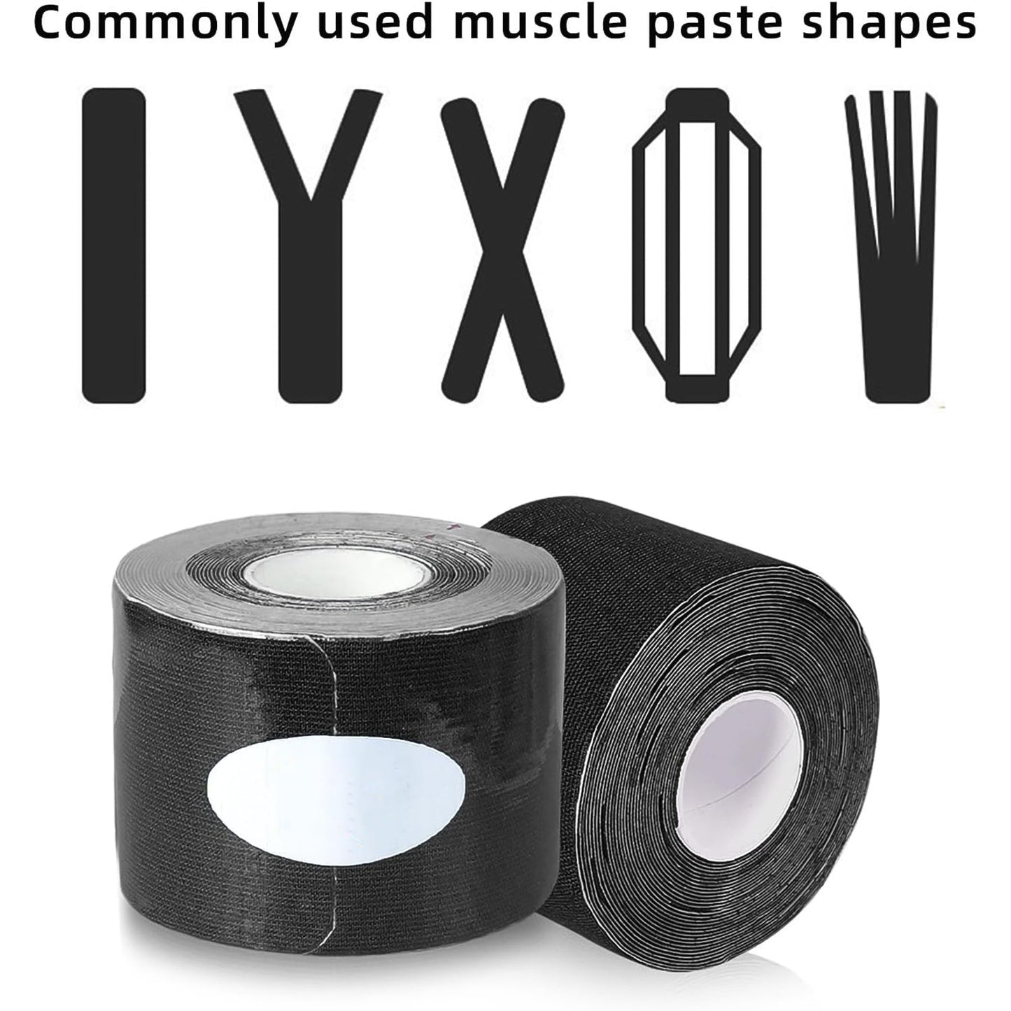 Kinesiology Tape For Physiotherapy Tape For Sports Injury Pain Relief (5 Cm X 5m  1 Pc) Wukusy