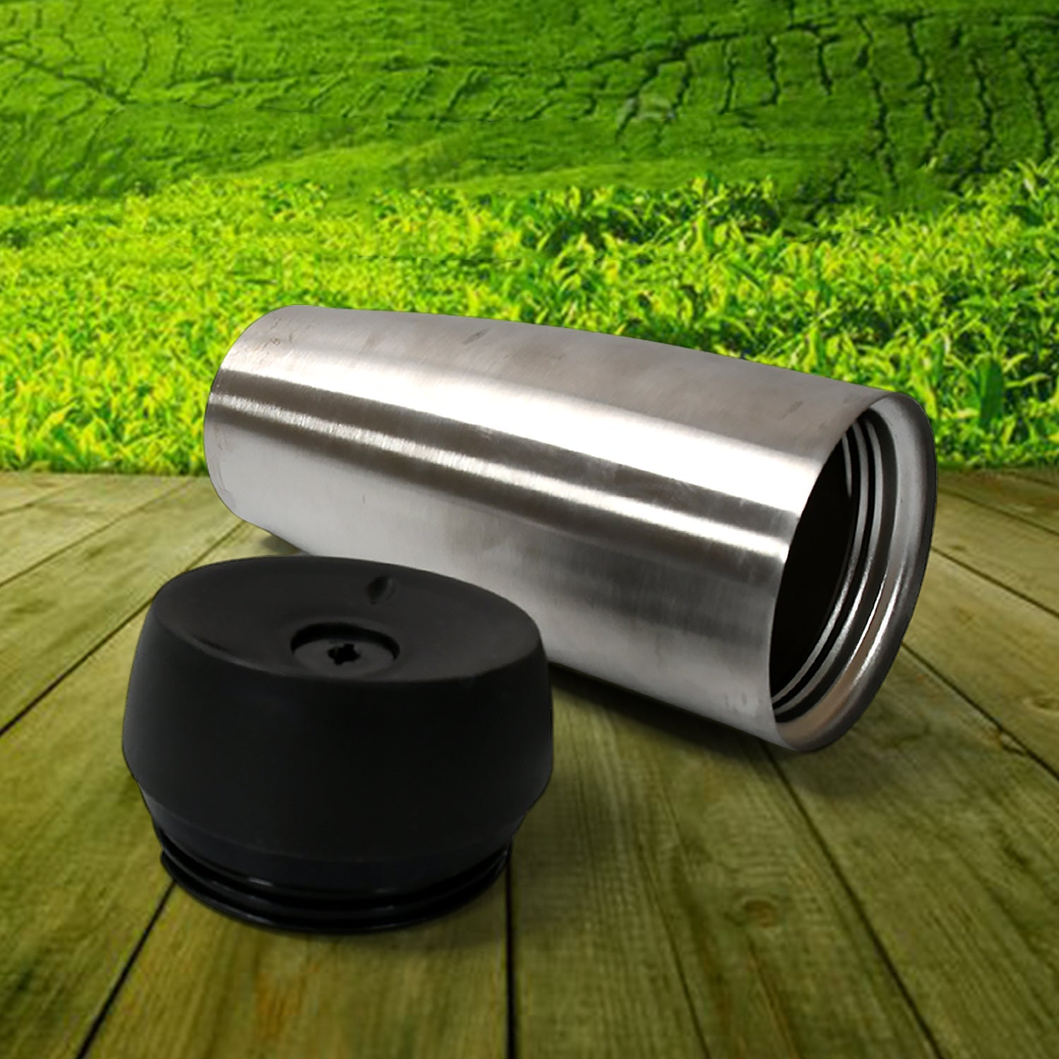 13007 Stainless Steel Vacuum Insulated Coffee Cups Double Walled Travel Mug Car Coffee Mug With Leak Proof Lid Reusable Thermal Cup For Hot Cold Drinks Coffee Tea (850ml Approx) Wukusy