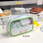 Cute Transparent Travel Cosmetic Pouch (Random Shade)