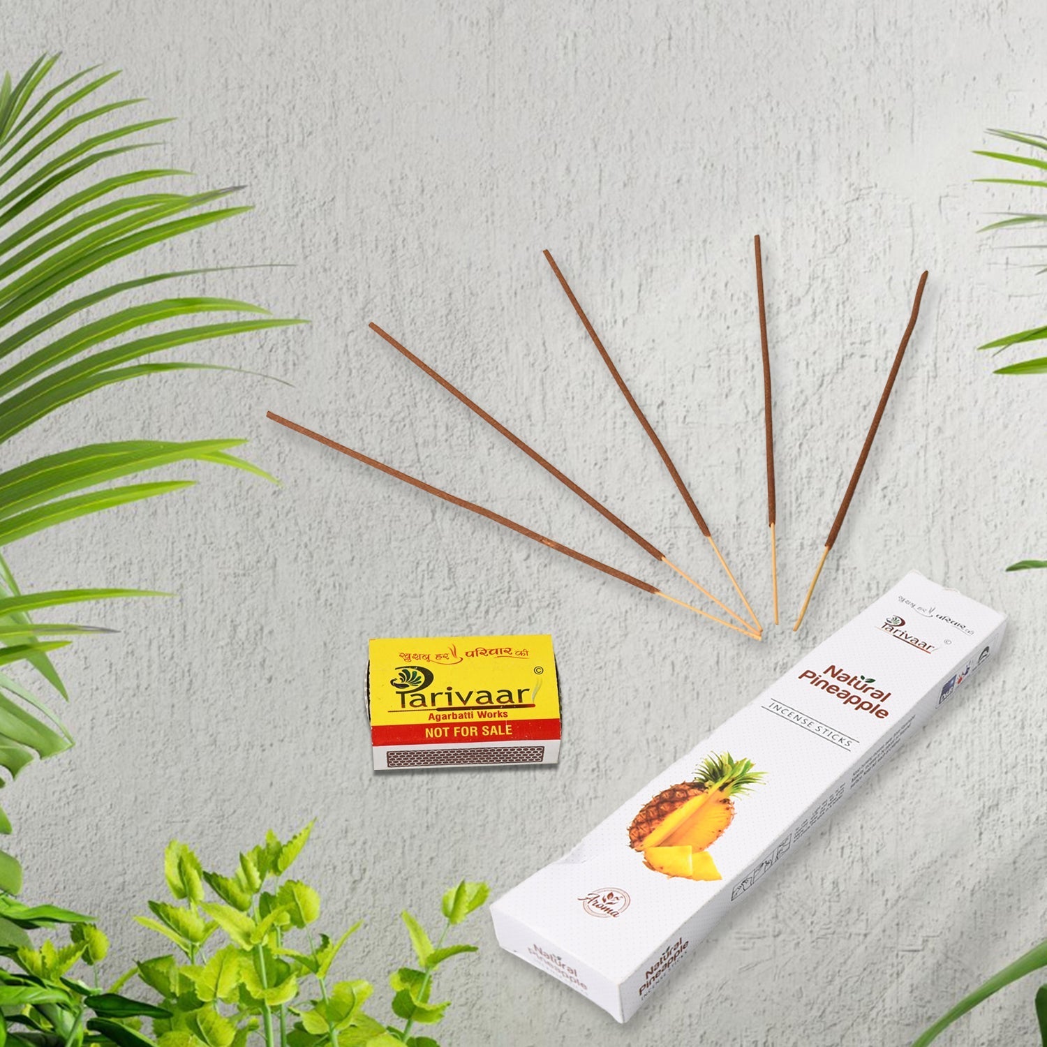 Mix Flavour Incense Sticks / Agarbatti (90 GM With Machis / Mix 1 Packet) Your Brand