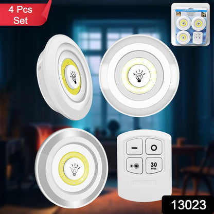 LED Light Under Closet Battery Powered Closet Wall Lamp with Remote Control Bedroom Kitchen Set of 3 LED Lights And 1 Remote Control (Battery Not Included) Your Brand